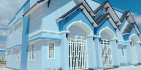 Bán nhà phố liền kề trung tâm thị xã bến cát giá rẽ có hổ trợ ngân hàng