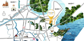 Nhà phố cao cấp ven sông quận 7