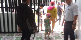 Bán Nhà mặt tiền bình chánh,nhà sổ hồng riêng,nằm cạnh trạm y tế xã hưng long