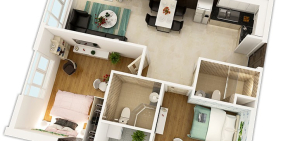 Bán gấp căn hộ Saigon Gateway 65m2 (2PN-2WC) 1.97 tỷ LH: 0986.329.268