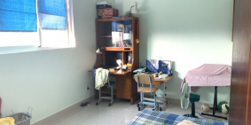 Belleza 80m2: 2PN + 2WC, có ít nội thất: giường, bàn ăn, máy nóng lạnh .. 7.5tr