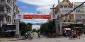 Bán nhà phố thương mại và đất nền sổ hồng, trung tâm ngã 6, Hậu Giang.