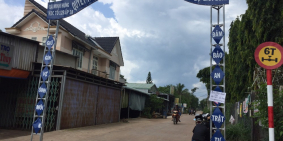 1000m2 dân cư đông đường đang lên nhựa 7m giá 550 triệu