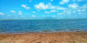 Đất Dầu Tiếng 1200m², View hồ, mặt tiền đường nhựa