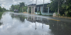 Bán đất mặt tiền Cây Trôm- Mỹ Khánh.Gần thị trấn .650tr. sổ hồng riêng