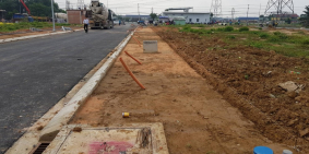 Bán lô đất mặt tiền gần vòng xoay kim hằng thị xã tân Uyên chỉ 750 triệu/nền