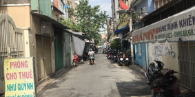 Cho thuê nhà MT đường Đặng Minh Khiêm, P.4, Q.11, DT: 6x20m, Giá 20tr TL