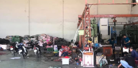 Kho cho thuê, mặt tiền QL1A, gần chợ Bình Chánh. DT 1.024m2. Giá 60.000đ/m2.