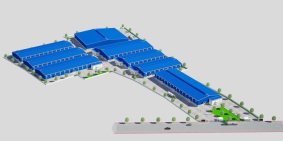 Nhà xưởng mặt tiền Quốc Lộ 13, DT đất 5,5ha, hiện tại đã có xưởng 5000m2