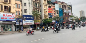 cho thuê mặt tiền phố Tây Sơn, Đống Đa, 45m x6 tầng, 30tr/th