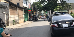 Cho thuê mặt tiền chung cư Khuông Việt, P.Phú Trung, DT 5.3x10m, Giá 17tr TL