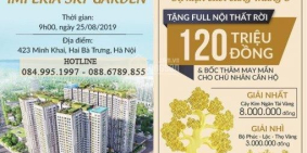 IMPERIA SKY GARDEN KẾT THÚC CHÍNH SÁCH BÁN HÀNG KHỦNG TRƯỚC 31/8.LH:084.995.1997