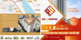 Dự án cao cấp tại Phố ''Hàng Không'' Dự án PHC Complex 158 Nguyễn Sơn 0972712008