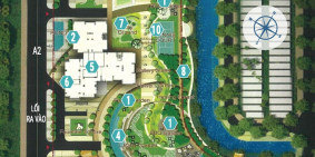 Căn hộ cao cấp Laimin City Q.2, 74m2 2PN