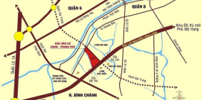 Căn hộ Conic Riverside quận 8. Gía chỉ từ 1.3 Tỷ/ căn.