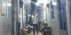 Bán Dãy Trọ 12 Phòng, DT 173,7m2,Giá 1 Tỷ 720Tr,SHR,phạm văn chiêu