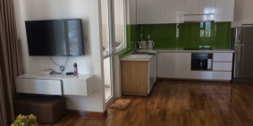 Cho thuê căn góc chung cư Mường Thanh Viễn Triều 2 phòng ngủ.