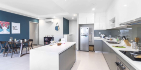 Cho thuê CH 3PN - 117m2 The Gold View có TTTM, đầy đủ tiện ích. Giá: 28tr/tháng