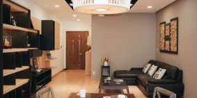 Belleza 127m2: 3PN + 2WC, có nội thất, view công viên Đông Nam, nhà decore 12tr