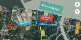 Cực phẩm lúa non KDC Mái Dầm – Hậu Giang– view sông Hậu – chỉ 300tr/nền