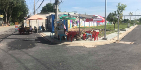 đất nên kdc, mặt tiền đường nguyễn thị lắng - SHR