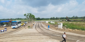 Đất nền Củ Chi,cạnh sân Golf Tân Mỹ,Mặt tiền tỉnh lộ 7,sổ hồng riêng460 Triệu VN