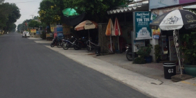 Bán lô đất 200m2 mặt tiền đường Cây Trôm Mỹ Khánh,Sổ hồng riêng , Giá: 950tr.