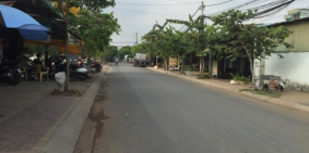 ĐẤT CHÍNH CHỦ, BÁN GẤP ĐẤT MẶT TIỀN HÓC MÔN, BÀ ĐIỂM 4, DT 90M2 GIÁ RẺ 600 TRIỆU