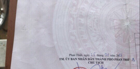 Chính chủ bán 3.539m2 đất làn 2 Nguyễn Đình Chiểu, P. Hàm Tiến, Phan Thiết,3,6tr