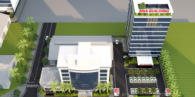 Cần cho thuê gấp toà văn phong Hạng B 500m x 7 tâng 1 hầm mặt đường trần hữu dực