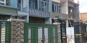 Bán nhà 1 lầu 1 trệt mới xây xong 96m sổ riêng đã làm hoàn công