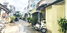 Bán nhà 1 lầu mặt tiền Đường số 9 Phường 4 Quận 8, DT: 68m2 - Giá: 5.9 Tỷ