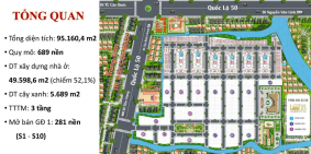 Đất nền Mặt tiền QL 50 Lotus new city Cần Đước Long An