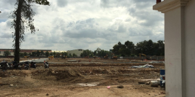 Đất sổ đỏ, 4 mặt tiền đường, đầu tư liền sinh lời ngay.