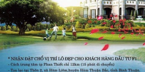 Còn dư vài lô đất nền Trên khu du lịch Trung Thành Nam cách 50M