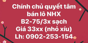 CẦN BÁN ĐẤT KĐTST NAM HÒA XUÂN B2-75/36