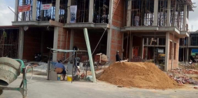 Bán khu nhà ở ngay trung tâm tx.Tan Uyen, gan chọ, truong hoc