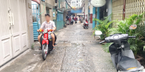 Cho thuê nhà nguyên căn hẻm xe hơi đường Nguyễn Thị Tần Phường 2 Quận 8