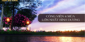 Thịnh Gia Tower năm ngay kề bên KDL Đại Nam CV 4ha Hồ bơi đạt tiêu chuẩn Olympic