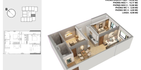 Căn hộ 2PN-3PN dự án Viễn Đông Star. Mua trực tiếp chủ đầu tư. Giá 25 triệu/m2.