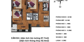 Suất ngoại giao căn 3 ngủ chung cư 234 Hoàng Quốc Việt giá 25.5tr/m2-27tr/m2