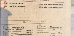 Cần bán căn góc 3 mặt tiền đường Nguyễn thị thập, phường tân phú. Q7