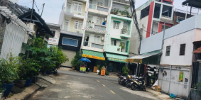 Bán nhà mặt tiền đường Trịnh Lỗi, 4.05m x 20m, nhà 3 lầu. Giá 8.6 tỷ.