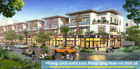 Căn shophouse đối diện trung tâm thương mại, quảng trường nhạc nước
