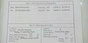 Cần bán gấp nhà SHR Thanh Đa Bình Thạnh