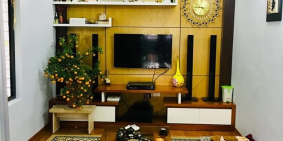 Bán nhà 3 mặt thoáng, nở hậu về ở ngay phố Quốc Tử Giám 45m2 x 4 tầng, mt 4m.