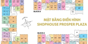 Cho thuê Shophouse Prosper Plaza đã hiện hữu, giá thuê chỉ 25 triệu/m2