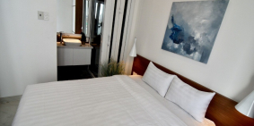 còn duy nhất 1 căn hộ giá  8tr riêng biệt phòng ngủ và phòng khách