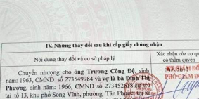 CHỦ CẦN BÁN GẤP LÔ ĐẤT THỊ XÃ PHÚ MỸ TỈNH BÀ RỊA VŨNG TÀU FULL THỔ CƯ ĐƯỜNG NHỰA