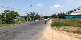 Đất mặt tiền QL50 thị trấn Cần Giuộc, SHR từng nền